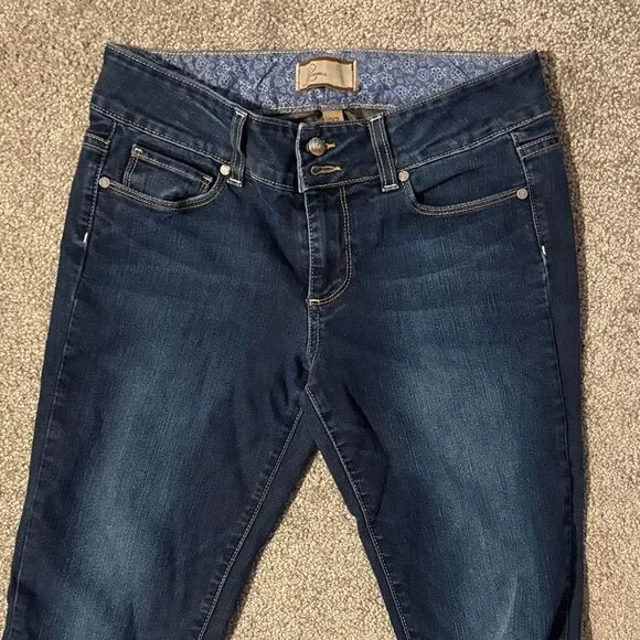 Y2K PAIGE Dark Indigo Women's Boot Cut Jeans. Size 27. - Picture 8 of 12